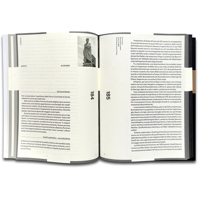 Open  inferno book American traditional tattoo paintings of the Divine Comedy by Stef Bastiàn Text in Italian 